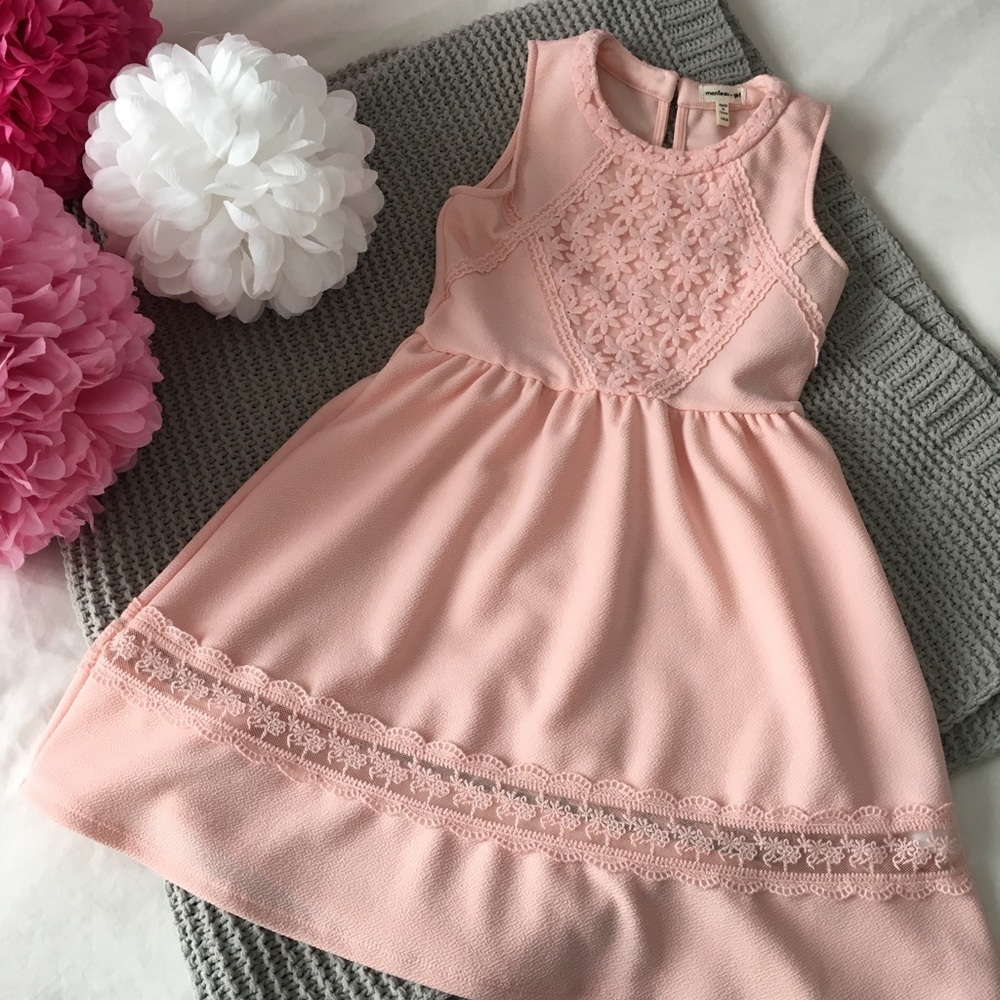 Monteau Pink Elegant Dress